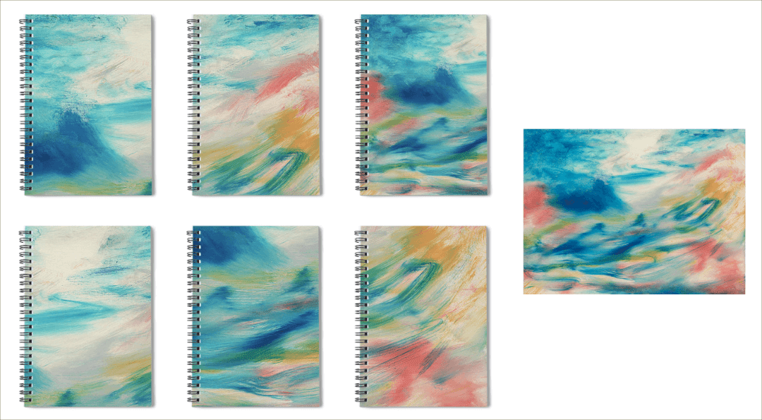Spiral notebooks, https://joe-loffredo.pixels.com/featured/sherbet-breezes-joe-loffredo.html?product=spiral-notebook